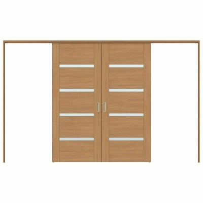 可動間仕切り 引き分け戸 引戸上吊方式 ラシッサS ガラスタイプ LGR ケーシング付枠 3220/3223 リクシル トステム 室内引き戸 上吊り引分け戸 ドア LIXIL/TOSTEM リビング建材 室内建具 居室ドア 戸 扉 リフォーム DIY