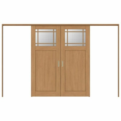 可動間仕切り 引き分け戸 引戸上吊方式 ラシッサS ガラスタイプ LGJ ケーシング付枠 3220/3223 リクシル トステム 室内引き戸 上吊り引分け戸 ドア LIXIL/TOSTEM リビング建材 室内建具 居室ドア 戸 扉 リフォーム DIY