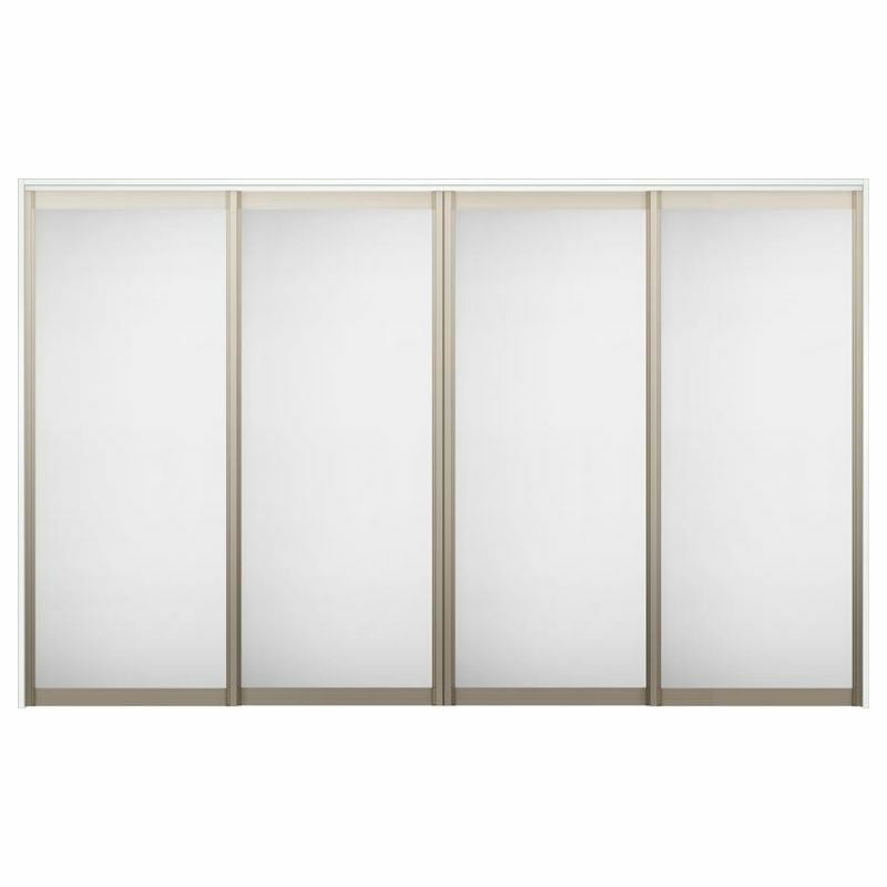 可動間仕切り 引き違い戸 4枚建 引戸上吊方式 ラシッサS アルミタイプ LZA ケーシング付枠 3220/3223 リクシル トステム 室内引き戸 上吊り 引違い戸 LIXIL/TOSTEM リビング建材 室内建具 居室ドア 戸 扉 リフォーム DIY