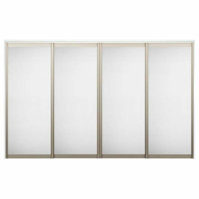 可動間仕切り 引き違い戸 4枚建 引戸上吊方式 ラシッサS アルミタイプ LZA ケーシング付枠 3220/3223 リクシル トステム 室内引き戸 上吊り 引違い戸 LIXIL/TOSTEM リビング建材 室内建具 居室ドア 戸 扉 リフォーム DIY