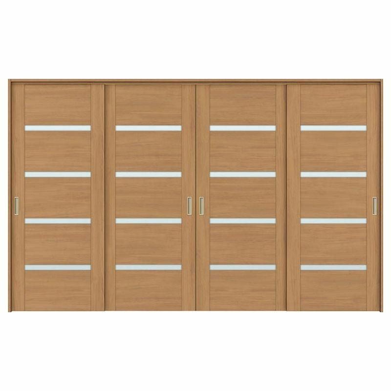 可動間仕切り 引き違い戸 4枚建 引戸上吊方式 ラシッサS ガラスタイプ LGR ケーシング付枠 3220/3223 リクシル トステム 室内引き戸 上吊り 引違い戸 LIXIL/TOSTEM リビング建材 室内建具 居室ドア 戸 扉 リフォーム DIY