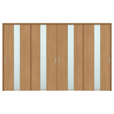 可動間仕切り 引き違い戸 4枚建 引戸上吊方式 ラシッサS ガラスタイプ LGM ケーシング付枠 3220/3223 リクシル トステム 室内引き戸 上吊り 引違い戸 LIXIL/TOSTEM リビング建材 室内建具 居室ドア 戸 扉 リフォーム DIY