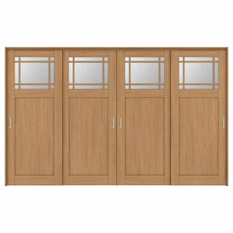 可動間仕切り 引き違い戸 4枚建 引戸上吊方式 ラシッサS ガラスタイプ LGJ ケーシング付枠 3220/3223 リクシル トステム 室内引き戸 上吊り 引違い戸 LIXIL/TOSTEM リビング建材 室内建具 居室ドア 戸 扉 リフォーム DIY