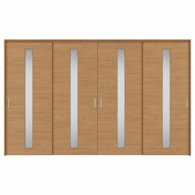 可動間仕切り 引き違い戸 4枚建 引戸上吊方式 ラシッサS ガラスタイプ LGB ケーシング付枠 3220/3223 リクシル トステム 室内引き戸 上吊り 引違い戸 LIXIL/TOSTEM リビング建材 室内建具 居室ドア 戸 扉 リフォーム DIY