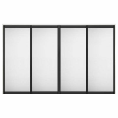 可動間仕切り 引き違い戸 4枚建 引戸上吊方式 ラシッサS アルミタイプ LZA ノンケーシング枠 3220/3223 リクシル トステム 室内引き戸 上吊り 引違い戸 LIXIL/TOSTEM リビング建材 室内建具 居室ドア 戸 扉 リフォーム DIY