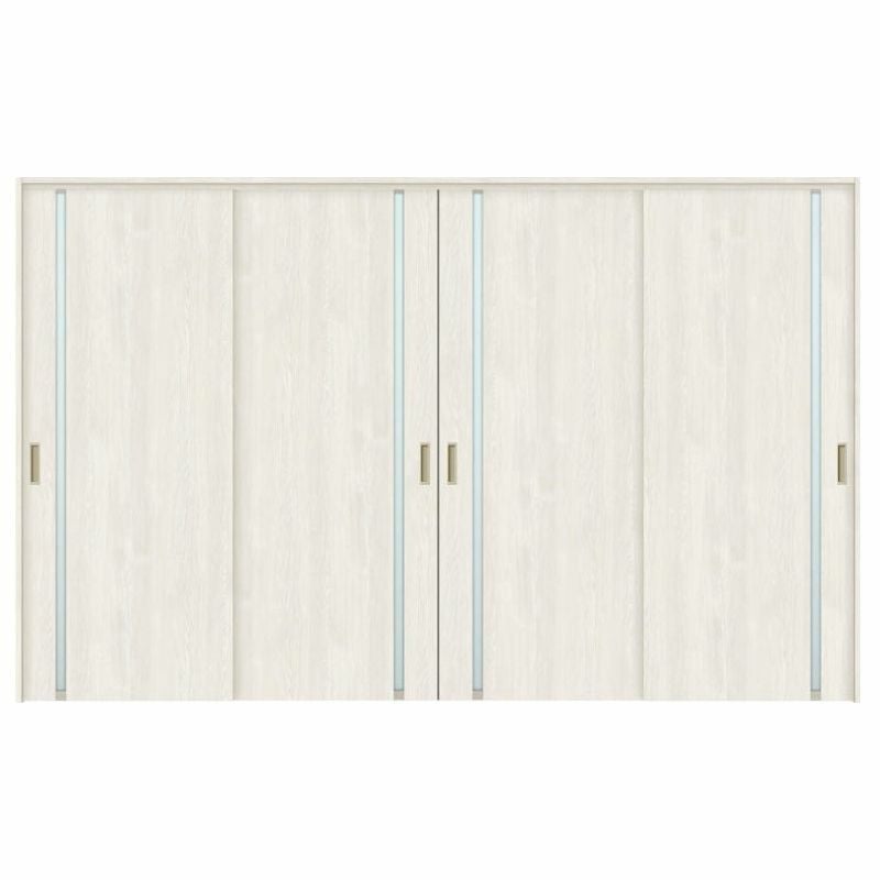 可動間仕切り 引き違い戸 4枚建 引戸上吊方式 ラシッサS ガラスタイプ LGL ノンケーシング枠 3220/3223 リクシル トステム 室内引き戸 上吊り 引違い戸 LIXIL/TOSTEM リビング建材 室内建具 居室ドア 戸 扉 リフォーム DIY