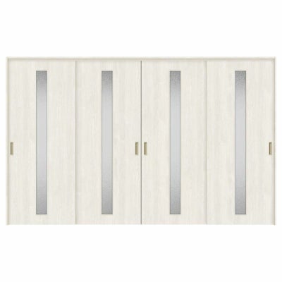 可動間仕切り 引き違い戸 4枚建 引戸上吊方式 ラシッサS ガラスタイプ LGA ノンケーシング枠 3220/3223 リクシル トステム 室内引き戸 上吊り 引違い戸 LIXIL/TOSTEM リビング建材 室内建具 居室ドア 戸 扉 リフォーム DIY