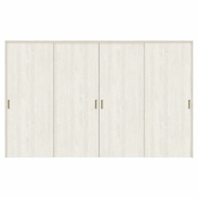 可動間仕切り 引き違い戸 4枚建 引戸上吊方式 ラシッサS パネルタイプ LAA ノンケーシング枠 3220/3223 リクシル トステム 室内引き戸 上吊り 引違い戸 LIXIL/TOSTEM リビング建材 室内建具 居室ドア 戸 扉 リフォーム DIY