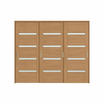 可動間仕切り 引き違い戸 3枚建 引戸上吊方式 ラシッサS ガラスタイプ LGR ケーシング付枠 2420/2423 リクシル トステム 室内引き戸 上吊り 引違い戸 LIXIL/TOSTEM リビング建材 室内建具 居室ドア 戸 扉 リフォーム DIY