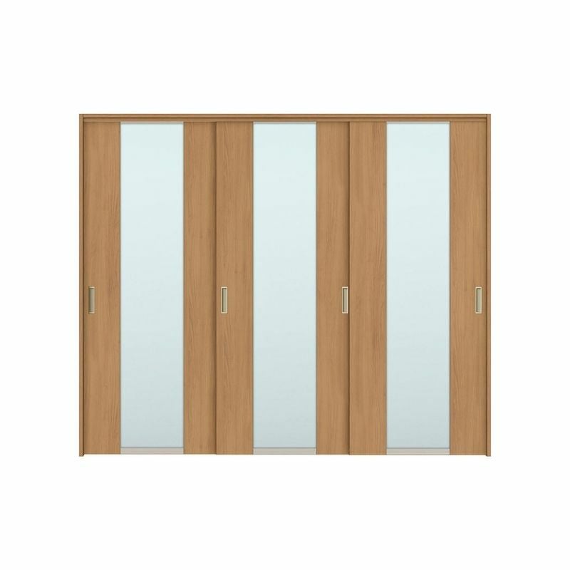 可動間仕切り 引き違い戸 3枚建 引戸上吊方式 ラシッサS ガラスタイプ LGN ケーシング付枠 2420/2423 リクシル トステム 室内引き戸 上吊り 引違い戸 LIXIL/TOSTEM リビング建材 室内建具 居室ドア 戸 扉 リフォーム DIY