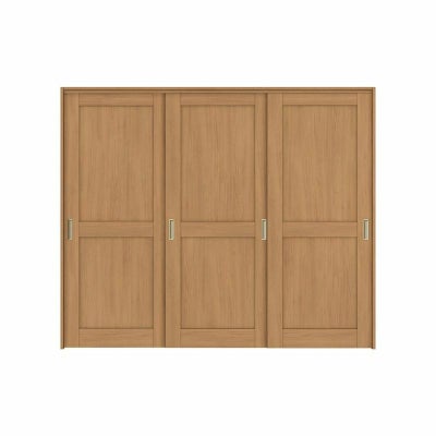 可動間仕切り 引き違い戸 3枚建 引戸上吊方式 ラシッサS パネルタイプ LAH ケーシング付枠 2420/2423 リクシル トステム 室内引き戸 上吊り 引違い戸 LIXIL/TOSTEM リビング建材 室内建具 居室ドア 戸 扉 リフォーム DIY