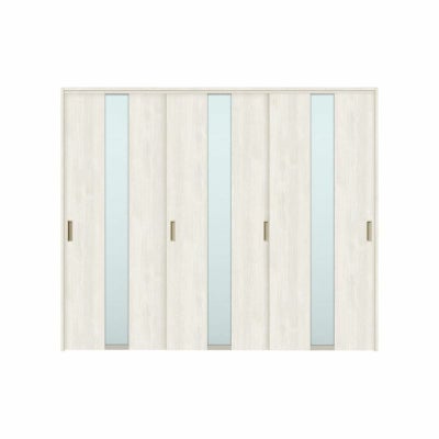 可動間仕切り 引き違い戸 3枚建 引戸上吊方式 ラシッサS ガラスタイプ LGM ノンケーシング枠 2420/2423 リクシル トステム 室内引き戸 上吊り 引違い戸 LIXIL/TOSTEM リビング建材 室内建具 居室ドア 戸 扉 リフォーム DIY