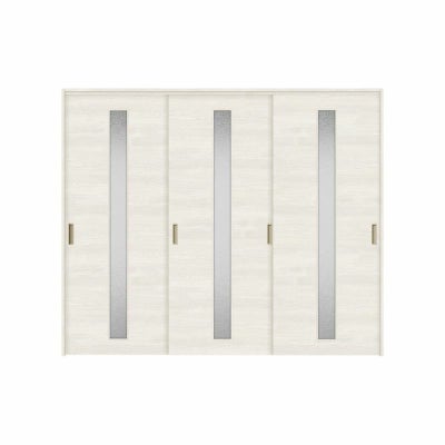 可動間仕切り 引き違い戸 3枚建 引戸上吊方式 ラシッサS ガラスタイプ LGB ノンケーシング枠 2420/2423 リクシル トステム 室内引き戸 上吊り 引違い戸 LIXIL/TOSTEM リビング建材 室内建具 居室ドア 戸 扉 リフォーム DIY