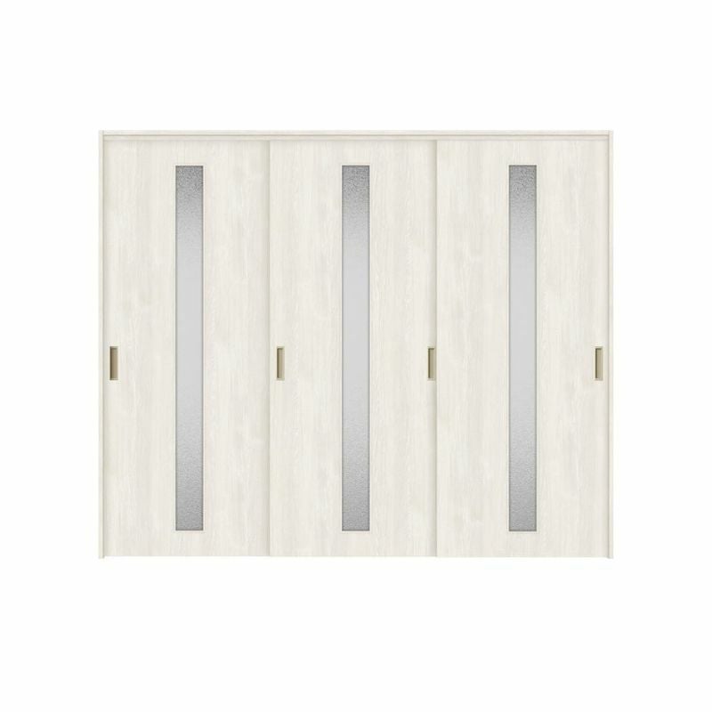 可動間仕切り 引き違い戸 3枚建 引戸上吊方式 ラシッサS ガラスタイプ LGA ノンケーシング枠 2420/2423 リクシル トステム 室内引き戸 上吊り 引違い戸 LIXIL/TOSTEM リビング建材 室内建具 居室ドア 戸 扉 リフォーム DIY