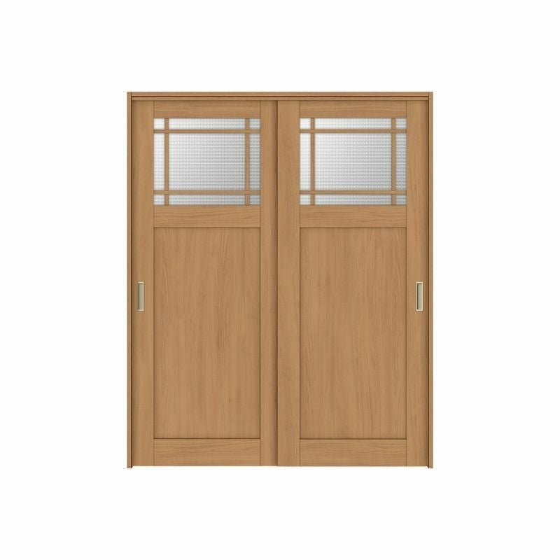 可動間仕切り 引き違い戸 2枚建 引戸上吊方式 ラシッサS ガラスタイプ LGJ ケーシング付枠 1620/1623 リクシル トステム 室内引き戸 上吊り 引違い戸 LIXIL/TOSTEM リビング建材 室内建具 居室ドア 戸 扉 リフォーム DIY