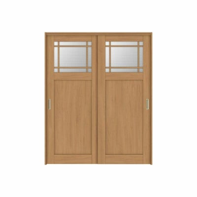 可動間仕切り 引き違い戸 2枚建 引戸上吊方式 ラシッサS ガラスタイプ LGJ ケーシング付枠 1620/1623 リクシル トステム 室内引き戸 上吊り 引違い戸 LIXIL/TOSTEM リビング建材 室内建具 居室ドア 戸 扉 リフォーム DIY