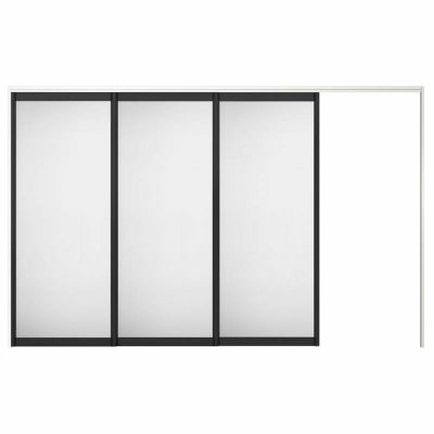 可動間仕切り 片引き戸 3枚建 引戸上吊方式 ラシッサS アルミタイプ LZA ケーシング付枠 3220/3223 リクシル トステム 室内引き戸 上吊り片引戸 LIXIL/TOSTEM リビング建材 室内建具 居室ドア 戸 扉 リフォーム DIY