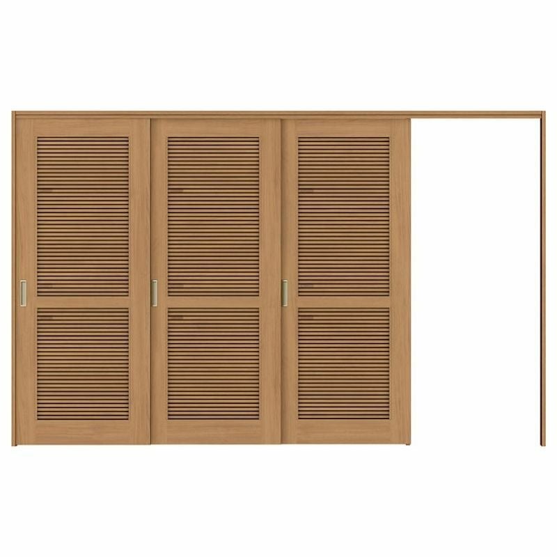 採風 可動間仕切り 片引き戸 3枚建 引戸上吊方式 ラシッサS 通風タイプ LTA ケーシング付枠 3220/3223 リクシル トステム 室内引き戸 上吊り片引戸 LIXIL/TOSTEM リビング建材 室内建具 居室ドア 戸 扉 リフォーム DIY