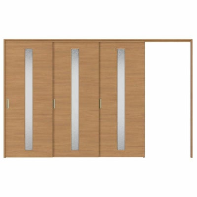 可動間仕切り 片引き戸 3枚建 引戸上吊方式 ラシッサS ガラスタイプ LGB ケーシング付枠 3220/3223 リクシル トステム 室内引き戸 上吊り片引戸 LIXIL/TOSTEM リビング建材 室内建具 居室ドア 戸 扉 リフォーム DIY