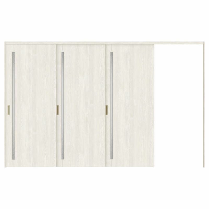 可動間仕切り 片引き戸 3枚建 引戸上吊方式 ラシッサS ガラスタイプ LGC ノンケーシング枠 3220/3223 リクシル トステム 室内引き戸 上吊り片引戸 LIXIL/TOSTEM リビング建材 室内建具 居室ドア 戸 扉 リフォーム DIY