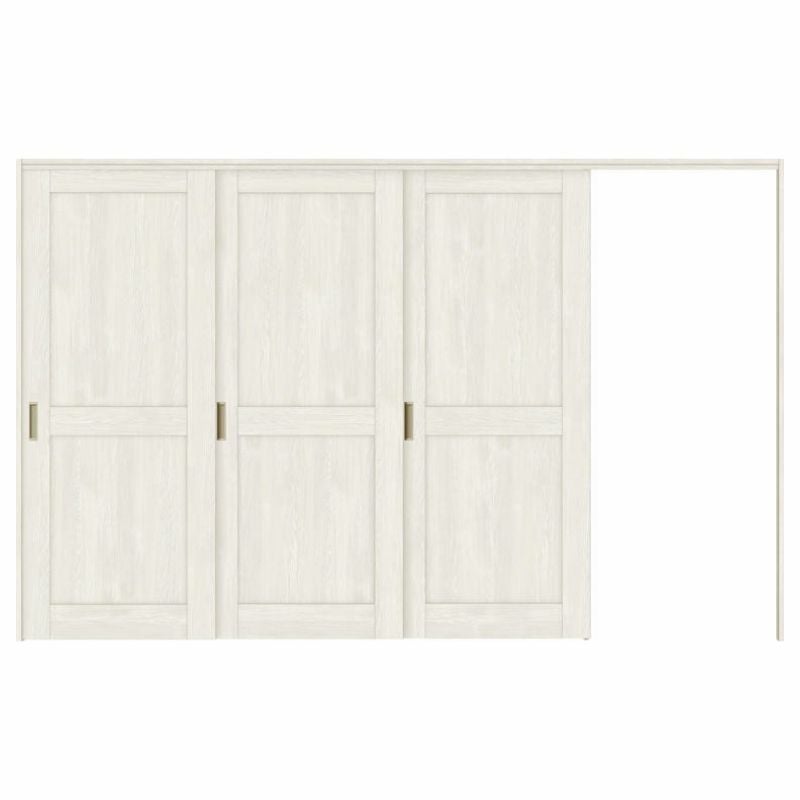 可動間仕切り 片引き戸 3枚建 引戸上吊方式 ラシッサS パネルタイプ LAH ノンケーシング枠 3220/3223 リクシル トステム 室内引き戸 上吊り片引戸 LIXIL/TOSTEM リビング建材 室内建具 居室ドア 戸 扉 リフォーム DIY