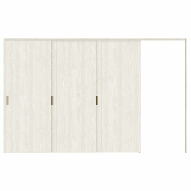 可動間仕切り 片引き戸 3枚建 引戸上吊方式 ラシッサS パネルタイプ LAC ノンケーシング枠 3220/3223 リクシル トステム 室内引き戸 上吊り片引戸 LIXIL/TOSTEM リビング建材 室内建具 居室ドア 戸 扉 リフォーム DIY