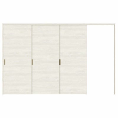 可動間仕切り 片引き戸 3枚建 引戸上吊方式 ラシッサS パネルタイプ LAB ノンケーシング枠 3220/3223 リクシル トステム 室内引き戸 上吊り片引戸 LIXIL/TOSTEM リビング建材 室内建具 居室ドア 戸 扉 リフォーム DIY