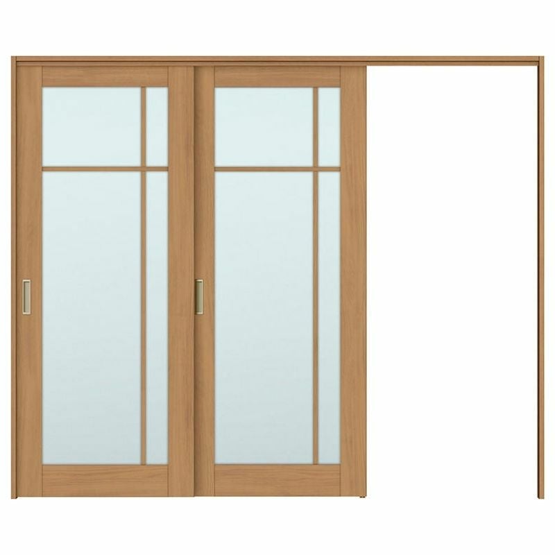 可動間仕切り 片引き戸 2枚建 引戸上吊方式 ラシッサS ガラスタイプ LGK ケーシング付枠 2420/2423 リクシル トステム 室内引き戸 上吊り片引戸 LIXIL/TOSTEM リビング建材 室内建具 居室ドア 戸 扉 リフォーム DIY