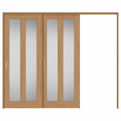 可動間仕切り 片引き戸 2枚建 引戸上吊方式 ラシッサS ガラスタイプ LGG ケーシング付枠 2420/2423 リクシル トステム 室内引き戸 上吊り片引戸 LIXIL/TOSTEM リビング建材 室内建具 居室ドア 戸 扉 リフォーム DIY