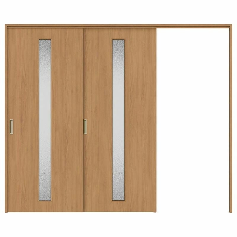 可動間仕切り 片引き戸 2枚建 引戸上吊方式 ラシッサS ガラスタイプ LGA ケーシング付枠 2420/2423 リクシル トステム 室内引き戸 上吊り片引戸 LIXIL/TOSTEM リビング建材 室内建具 居室ドア 戸 扉 リフォーム DIY