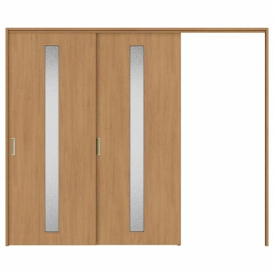 可動間仕切り 片引き戸 2枚建 引戸上吊方式 ラシッサS ガラスタイプ LGA ケーシング付枠 2420/2423 リクシル トステム 室内引き戸 上吊り片引戸 LIXIL/TOSTEM リビング建材 室内建具 居室ドア 戸 扉 リフォーム DIY