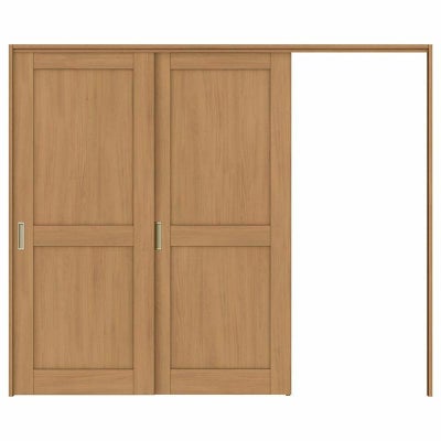 可動間仕切り 片引き戸 2枚建 引戸上吊方式 ラシッサS パネルタイプ LAH ケーシング付枠 2420/2423 リクシル トステム 室内引き戸 上吊り片引戸 LIXIL/TOSTEM リビング建材 室内建具 居室ドア 戸 扉 リフォーム DIY