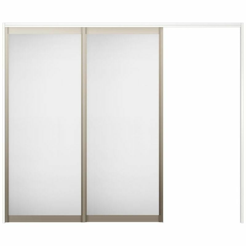 可動間仕切り 片引き戸 2枚建 引戸上吊方式 ラシッサS アルミタイプ LZA ノンケーシング枠 2420/2423 リクシル トステム 室内引き戸 上吊り片引戸 LIXIL/TOSTEM リビング建材 室内建具 居室ドア 戸 扉 リフォーム DIY