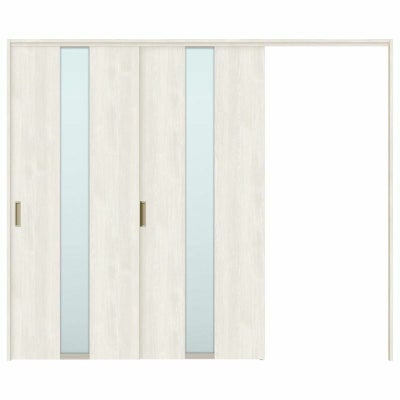 可動間仕切り 片引き戸 2枚建 引戸上吊方式 ラシッサS ガラスタイプ LGM ノンケーシング枠 2420/2423 リクシル トステム 室内引き戸 上吊り片引戸 LIXIL/TOSTEM リビング建材 室内建具 居室ドア 戸 扉 リフォーム DIY