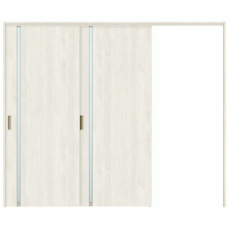 可動間仕切り 片引き戸 2枚建 引戸上吊方式 ラシッサS ガラスタイプ LGL ノンケーシング枠 2420/2423 リクシル トステム 室内引き戸 上吊り片引戸 LIXIL/TOSTEM リビング建材 室内建具 居室ドア 戸 扉 リフォーム DIY