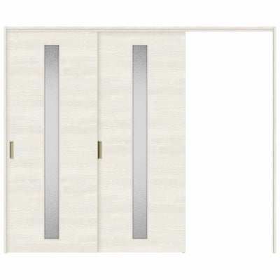 可動間仕切り 片引き戸 2枚建 引戸上吊方式 ラシッサS ガラスタイプ LGB ノンケーシング枠 2420/2423 リクシル トステム 室内引き戸 上吊り片引戸 LIXIL/TOSTEM リビング建材 室内建具 居室ドア 戸 扉 リフォーム DIY