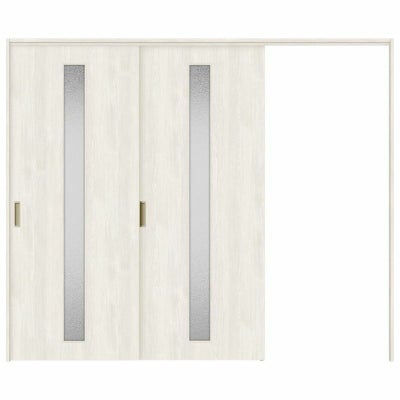 可動間仕切り 片引き戸 2枚建 引戸上吊方式 ラシッサS ガラスタイプ LGA ノンケーシング枠 2420/2423 リクシル トステム 室内引き戸 上吊り片引戸 LIXIL/TOSTEM リビング建材 室内建具 居室ドア 戸 扉 リフォーム DIY