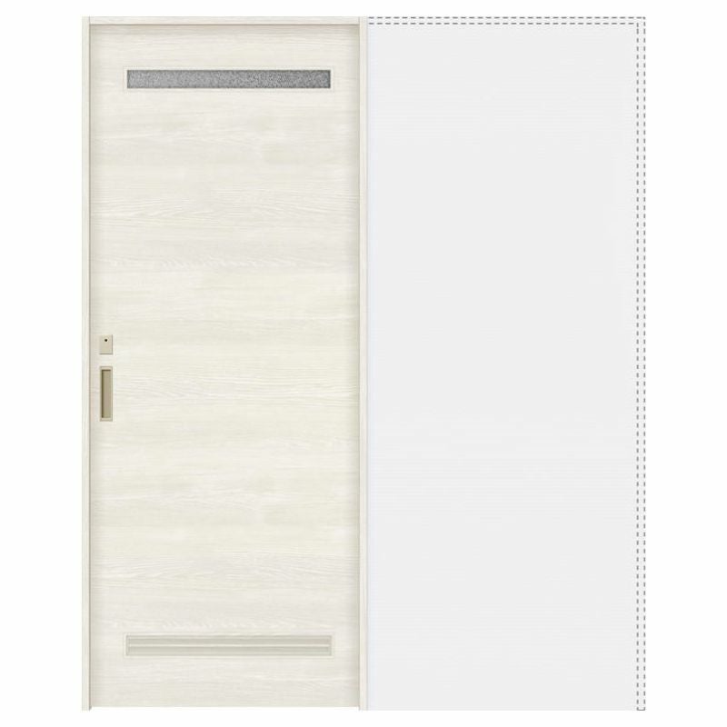 室内引戸 引き込み戸 トイレタイプ 上吊方式 ラシッサS 洗面タイプ LYB ノンケーシング枠 1420/1620/1820 リクシル トステム 上吊り引込戸 トイレドア LIXIL/TOSTEM リビング建材 室内建具 戸 扉 ドア リフォーム DIY