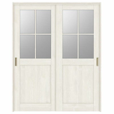 室内引戸 引き違い戸 2枚建 上吊方式 ラシッサS ガラスタイプ LGH ケーシング付枠 1620/1820 リクシル トステム 上吊り引違い戸 LIXIL/TOSTEM リビング建材 室内建具 戸 扉 ドア リフォーム DIY