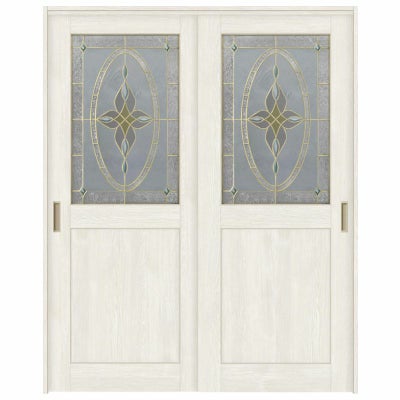 室内引戸 引き違い戸 2枚建 上吊方式 ラシッサS クラシックタイプ LWB ノンケーシング枠 1620/1820 リクシル トステム 上吊り引違い戸 LIXIL/TOSTEM リビング建材 室内建具 戸 扉 ドア リフォーム DIY