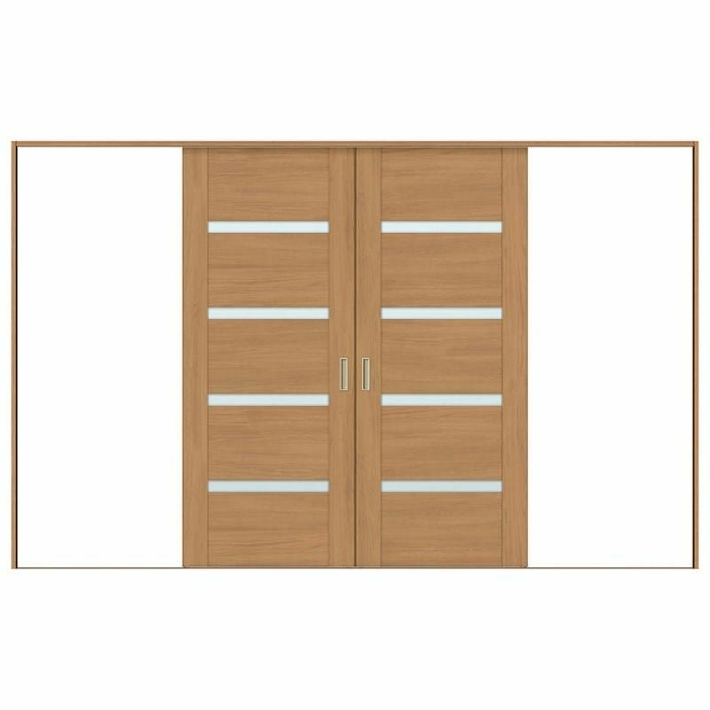 室内引戸 引分け戸 Vレール方式 ラシッサS ガラスタイプ LGR ケーシング付枠 3220 W3253×H2023mm リクシル トステム 引き分け戸 室内 ドア 引き戸 LIXIL/TOSTEM リビング建材 室内建具 戸 扉 ドア リフォーム DIY