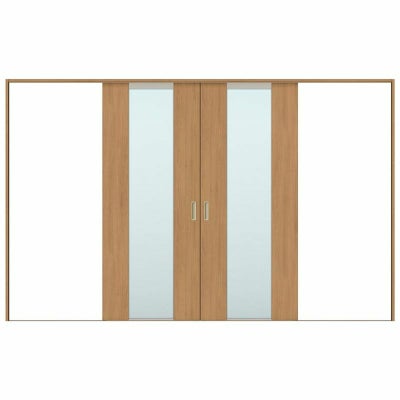 室内引戸 引分け戸 Vレール方式 ラシッサS ガラスタイプ LGN ケーシング付枠 3220 W3253×H2023mm リクシル トステム 引き分け戸 室内 ドア 引き戸 LIXIL/TOSTEM リビング建材 室内建具 戸 扉 ドア リフォーム DIY