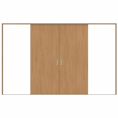 室内引戸 引分け戸 Vレール方式 ラシッサS パネルタイプ LAA ケーシング付枠 3220 W3253×H2023mm リクシル トステム 引き分け戸 室内 ドア 引き戸 LIXIL/TOSTEM リビング建材 室内建具 戸 扉 ドア リフォーム DIY