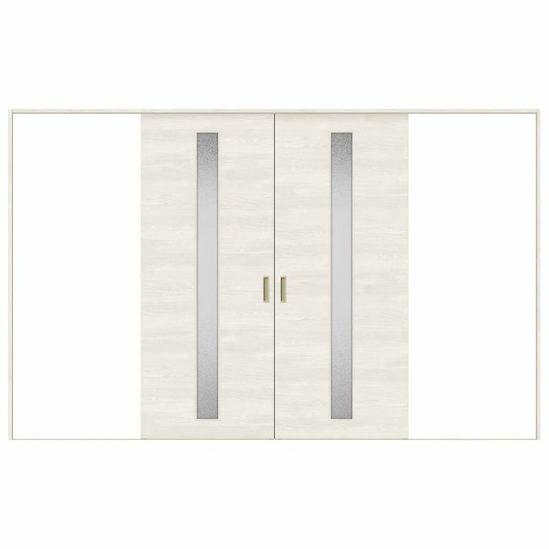 室内引戸 引分け戸 Vレール方式 ラシッサS ガラスタイプ LGB ノンケーシング枠 3220 W3253×H2023mm リクシル トステム 引き分け戸 室内 ドア 引き戸 LIXIL/TOSTEM リビング建材 室内建具 戸 扉 ドア リフォーム DIY