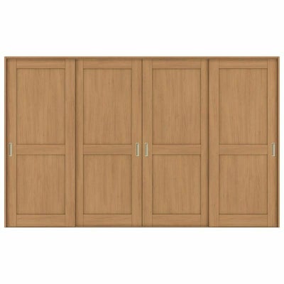 室内引戸 引き違い戸 4枚建 Vレール方式 ラシッサS パネルタイプ LAH ケーシング付枠 3220 W3253×H2023mm リクシル トステム 引違い戸 ドア 引き戸 LIXIL/TOSTEM リビング建材 室内建具 戸 扉 ドア リフォーム DIY