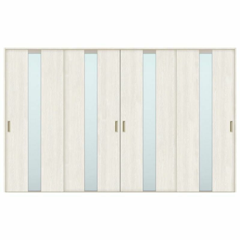 室内引戸 引き違い戸 4枚建 Vレール方式 ラシッサS ガラスタイプ LGM ノンケーシング枠 3220 W3253×H2023mm リクシル トステム 引違い戸 ドア 引き戸 LIXIL/TOSTEM リビング建材 室内建具 戸 扉 ドア リフォーム DIY