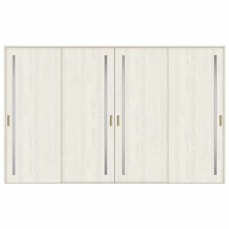 室内引戸 引き違い戸 4枚建 Vレール方式 ラシッサS ガラスタイプ LGC ノンケーシング枠 3220 W3253×H2023mm リクシル トステム 引違い戸 ドア 引き戸 LIXIL/TOSTEM リビング建材 室内建具 戸 扉 ドア リフォーム DIY