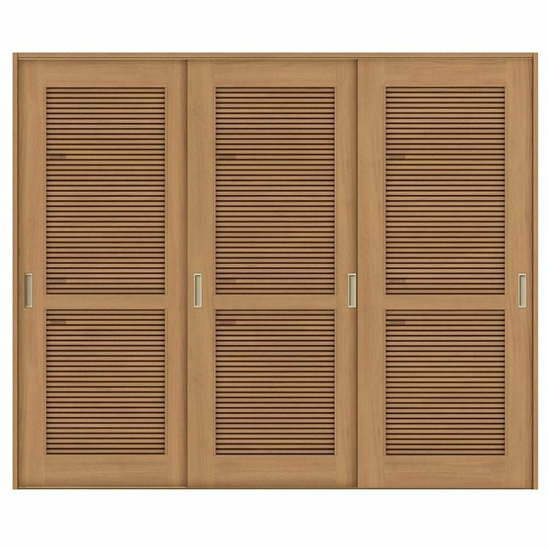 採風 室内引戸 引き違い戸 3枚建 Vレール方式 ラシッサS 通風タイプ LTA ケーシング付枠 2420 W2432×H2023mm リクシル トステム 引違い戸 ドア 引き戸 LIXIL/TOSTEM リビング建材 室内建具 戸 扉 ドア リフォーム DIY