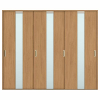 室内引戸 引き違い戸 3枚建 Vレール方式 ラシッサS ガラスタイプ LGM ケーシング付枠 2420 W2432×H2023mm リクシル トステム 引違い戸 ドア 引き戸 LIXIL/TOSTEM リビング建材 室内建具 戸 扉 ドア リフォーム DIY