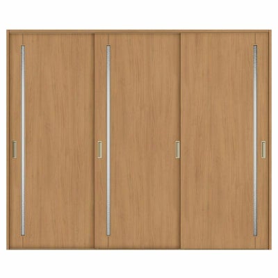 室内引戸 引き違い戸 3枚建 Vレール方式 ラシッサS ガラスタイプ LGC ケーシング付枠 2420 W2432×H2023mm リクシル トステム 引違い戸 ドア 引き戸 LIXIL/TOSTEM リビング建材 室内建具 戸 扉 ドア リフォーム DIY